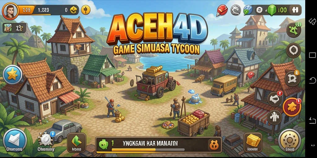 Tampilan gameplay ACEH4D yang mengasyikkan untuk penggemar Tycoon.