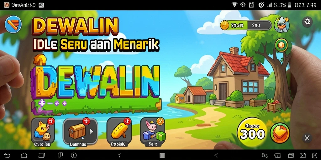 Layaknya permainan Idle yang seru dan menghibur