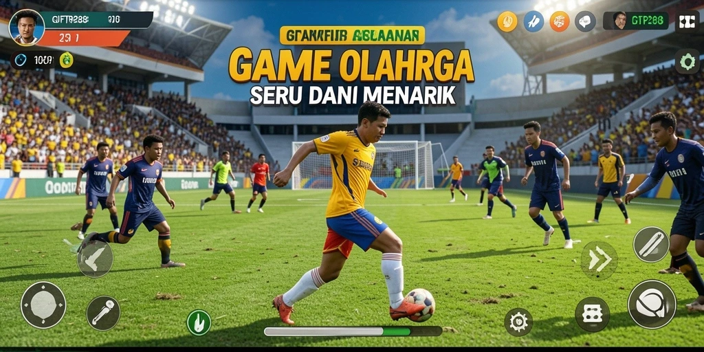 Tampilan gameplay menarik dari GIFTRP288 dengan aksi olahraga seru.