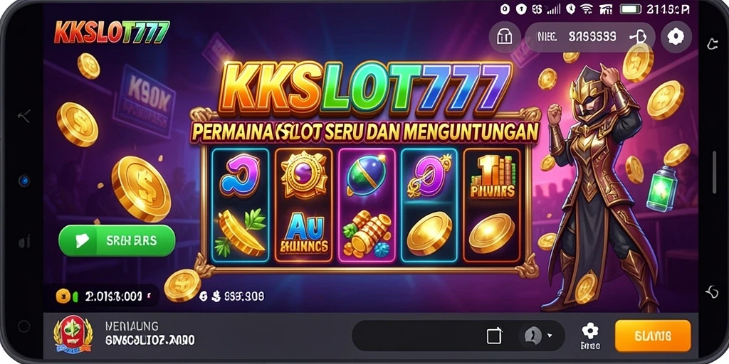 Tampilan menarik dari permainan Slot KKSLOT777 dengan berbagai tema.
