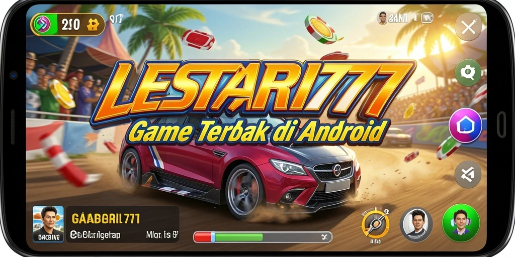 Tampilan menarik dari gameplay balap di LESTARI777 penuh aksi.