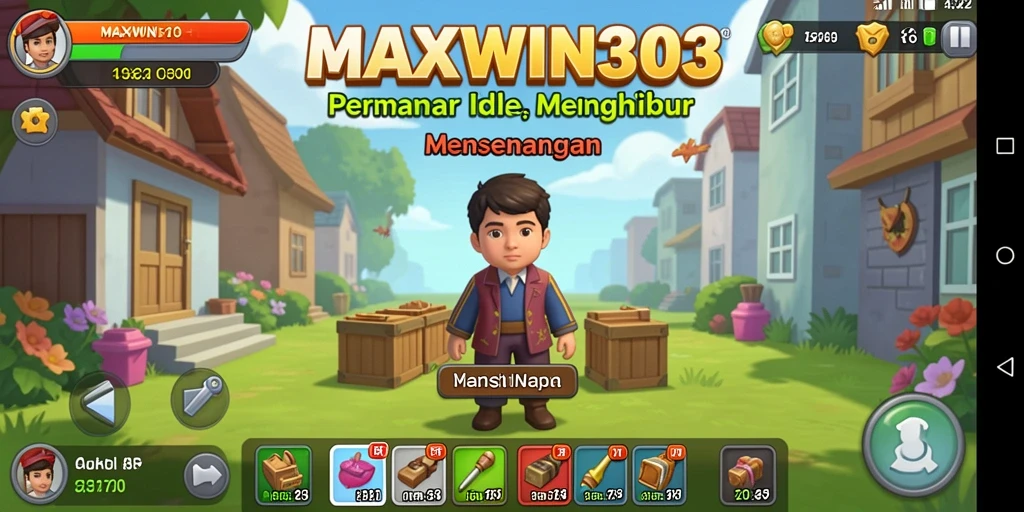 Tampilan gameplay Idle yang menarik dari MAXWIN303.