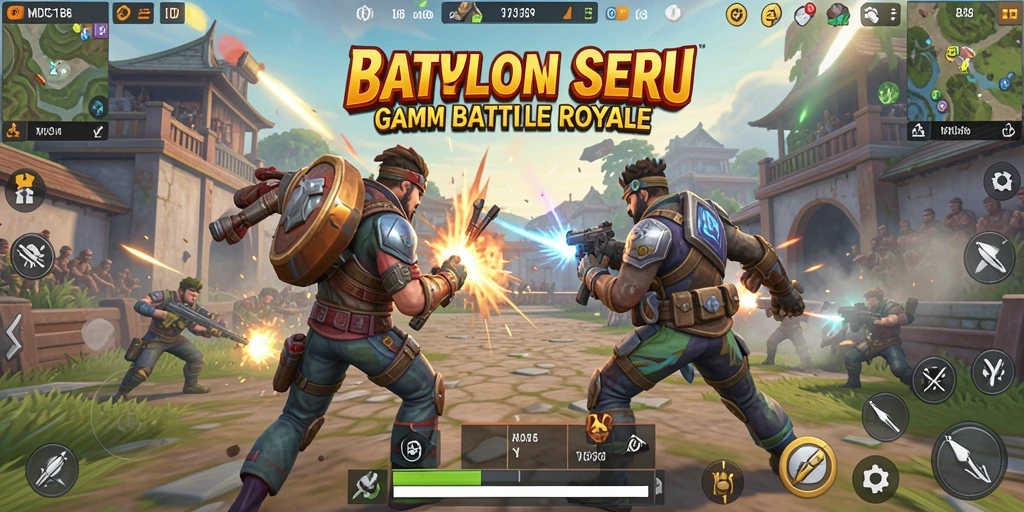 Tampilan gameplay MDG188 yang mendebarkan dalam pertarungan Battle Royale.