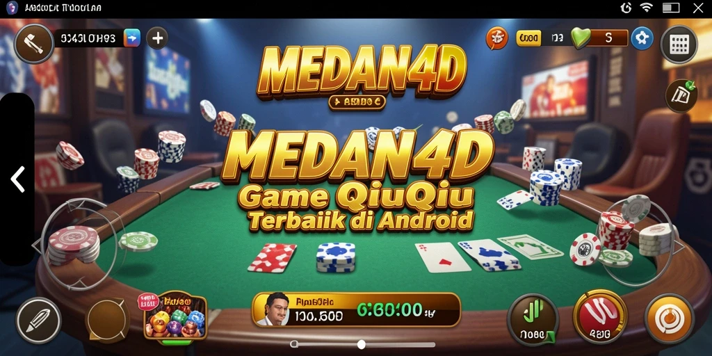 Tampilan gameplay QiuQiu yang mengasyikkan di MEDAN4D.