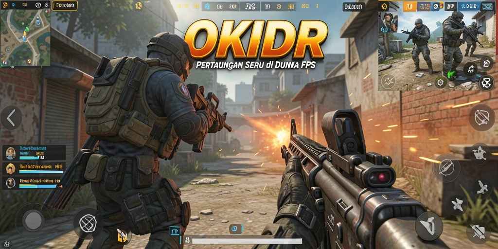 Screenshot gameplay <strong>OKIDR</strong> menampilkan aksi pertempuran yang seru dan mendebarkan.