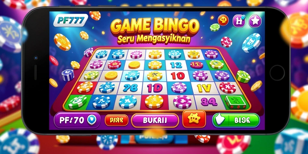 Tampilan gameplay Bingo yang mengasyikkan di PF777.