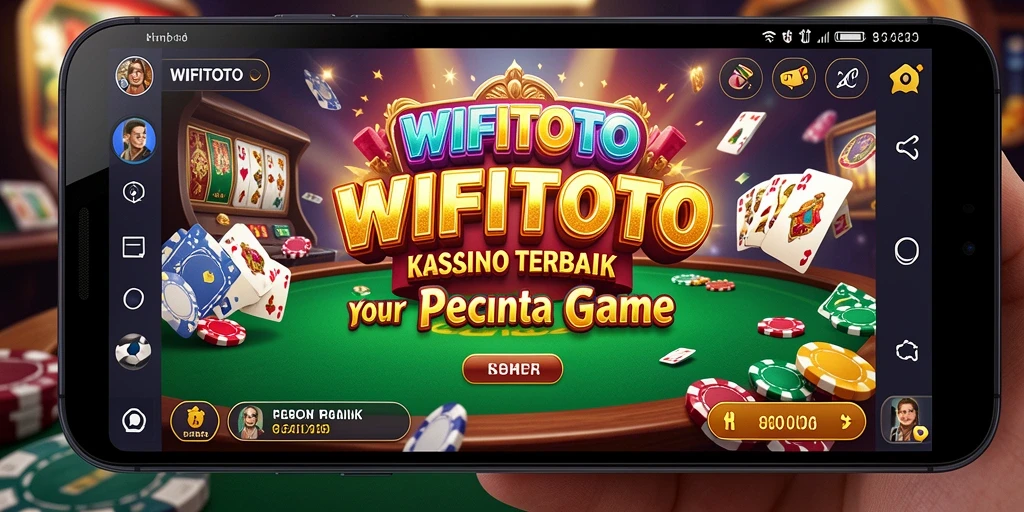 Tampilan menarik dari gameplay WIFITOTO di layar lebar.